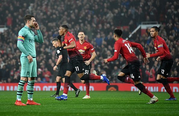 Martial, who turned 23 today scored United&#039;s equalizer moments after they had gone down. The youngster is United&#039;s biggest goal threat this season, having scored 7 goals in 12 league appearances.