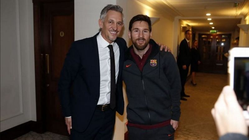 Gary Lineker responded to Pele&#039;s criticism of Messi on twitter. (Image: ESPN)