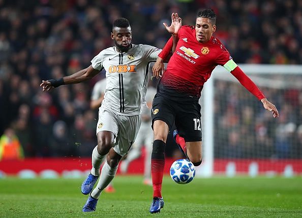 Smalling has failed to convince with his performances at the back this season
