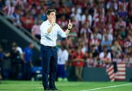 Berizzo coaching Athletic Club against Real Madrid CF in La Liga