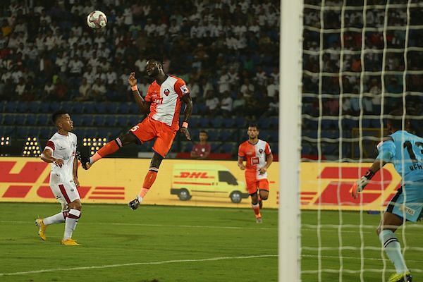 Mourtada Fall of FC Goa during match 3 of the Hero Indian Super League 2018 ( ISL ) 