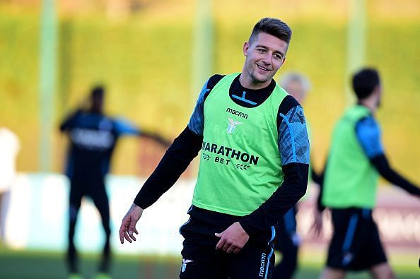 Milinkovic-Savic SS Lazio Training Session