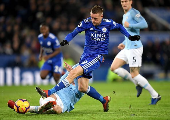 Jamie Vardy has emerged as a shock target for the Blues