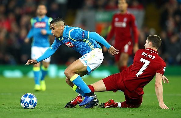 Milner and Co. constantly harried the Napoli midfield into mistakes