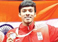 Chirag Shetty at Commonwealth Games 2018.