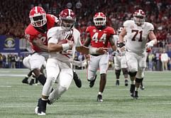 No. 1 Alabama rallies behind Hurts, tops No. 4 Georgia 35-28