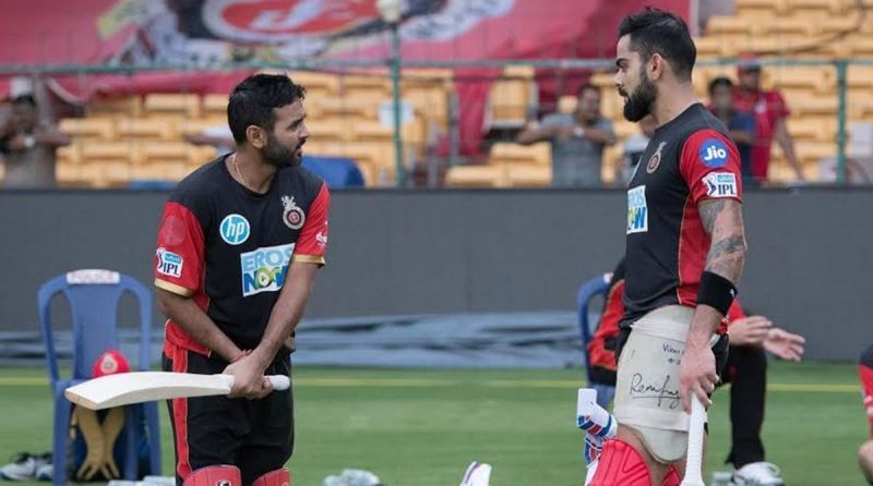 Virat Kohli and Parthiv Patel