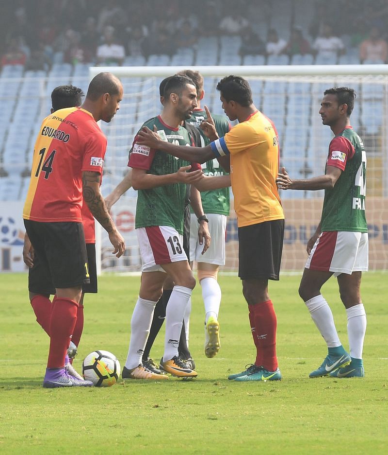 Mohun Bagan achieved a rare &acirc;double&acirc; against their arch-rivals