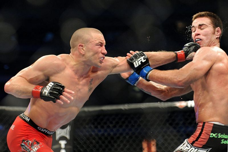 GSP defeated Jake Shields in the main event of the show
