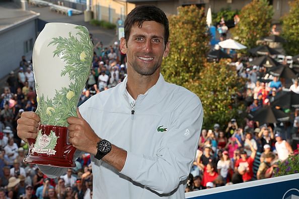 Djokovic won the 2018 Western &amp; Southern Open to become the only man to win all 8 of the ATP elite tournaments