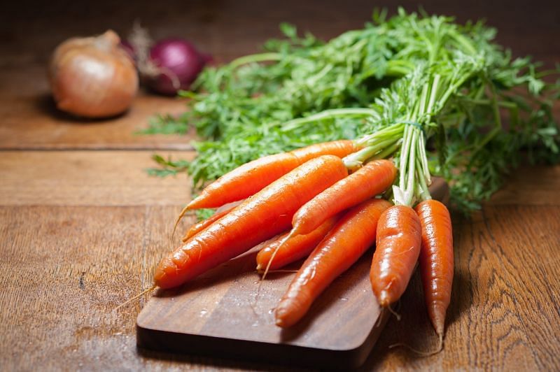 Carrots are a rich source of vitamin A