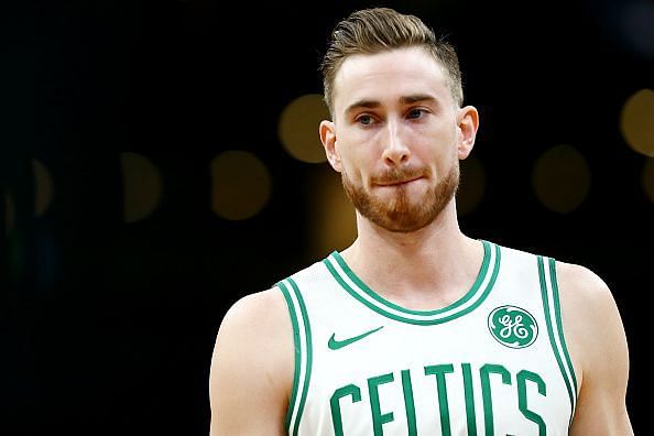 Gordon Hayward has been moved to the bench