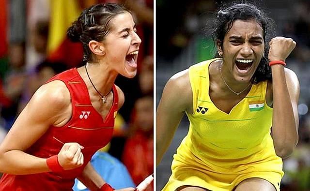 PV Sindhu beat Carolina Marin