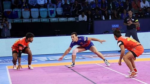 Meraj Sheykh was the top raider for the Dabang Delhi side