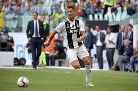 Ronaldo in Juventus colours