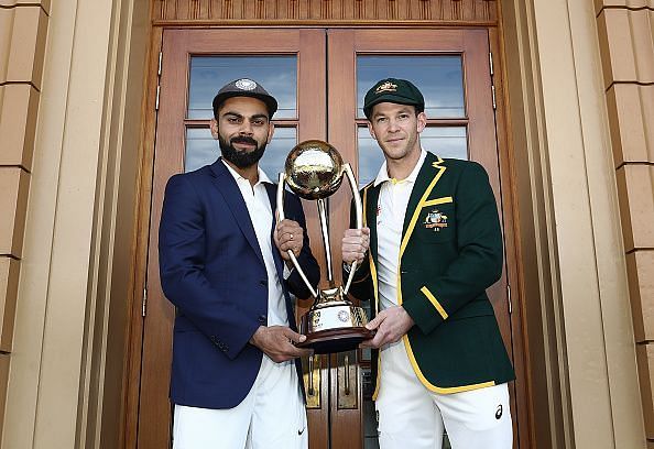 Virat Kohli and Tim Paine