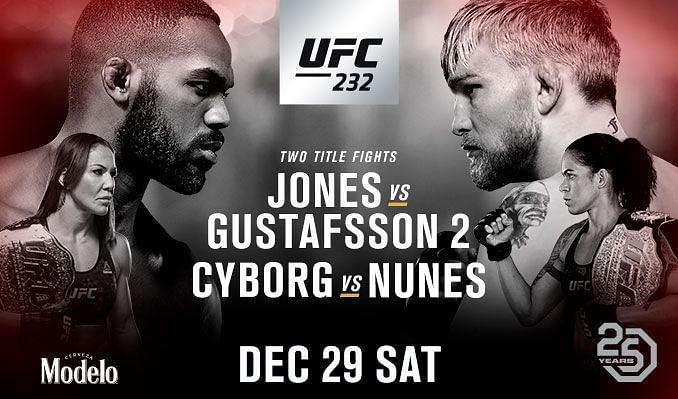 UFC 232 should end 2018 with a bang for the UFC