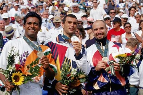 Leander Paes - the only Indian tennis player to win a medal at the Olympic Games