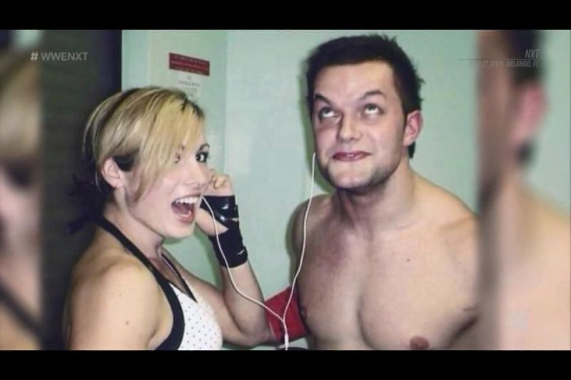 Becky and Finn in the good old days before joining WWE