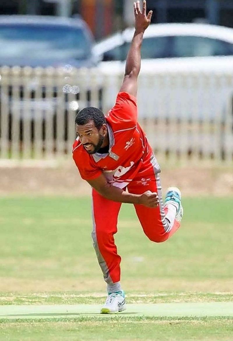 Recordo Gordon in action for Gisborne CC (Image Courtesy: Gisborne Cricket Club)