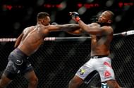 Israel Adesanya in his most recent fight against Derek Brunson at UFC 230!