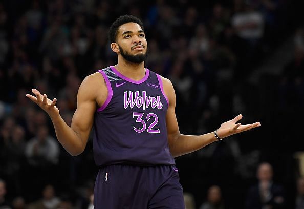 Karl-Anthony Towns scored 19 points in the match