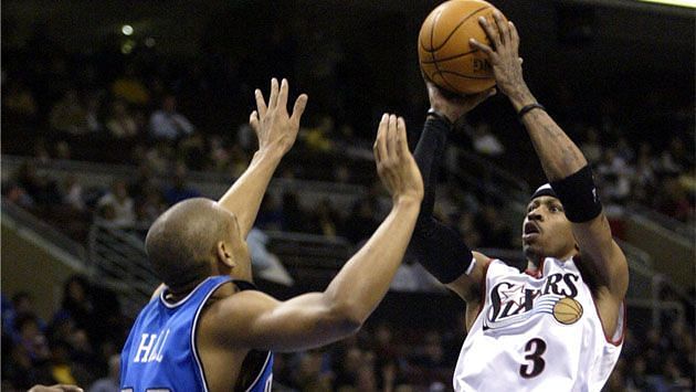 Allen Iverson exploded for career-high 60 points against the Orlando Magic. Credit: NBC Sports