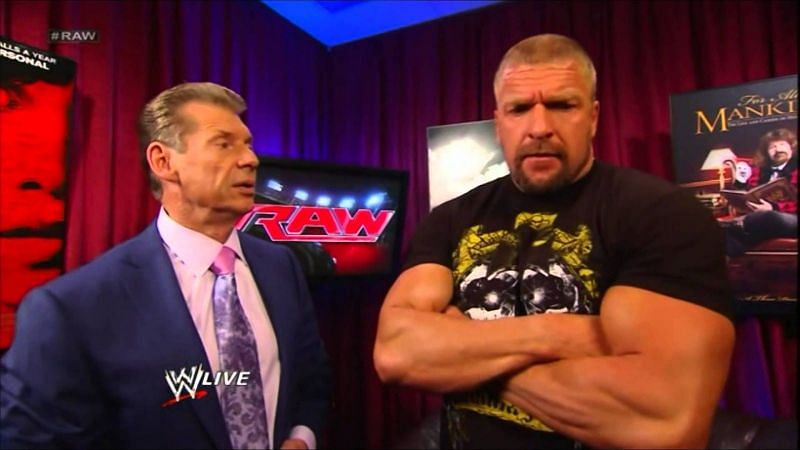 Vince McMahon and son in law Triple H.