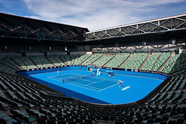 Margaret Court Arena - the roof can close in under 5 minutes