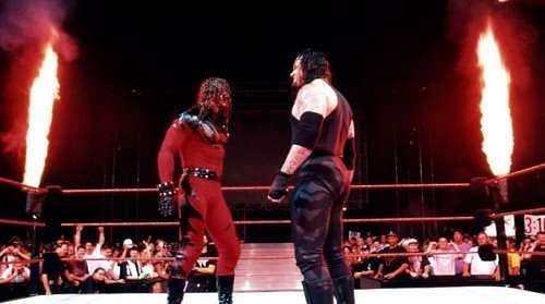 Undertaker and Kane Face off