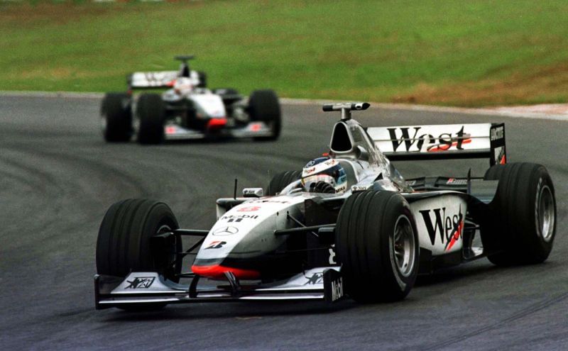 Hakkinen in a McLaren