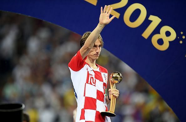 Modric was the best player in the tournament