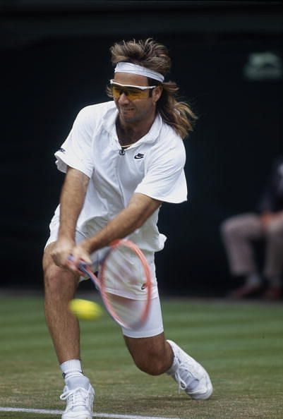 Even Andre Agassi had to follow the all-white code during his rebellious years