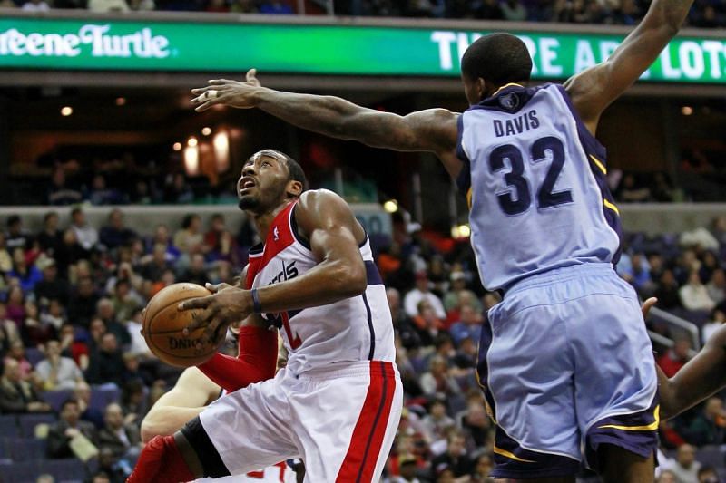 Wall&#039;s then career-high 47 points took the Wizards past the Grizzlies. Credit: USA Today