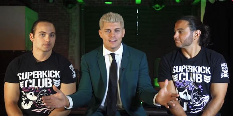 Cody Rhodes with The Young Bucks