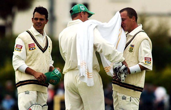 Boeta Dippenaar and Jacques Rudolph added 429 runs at Chittagong in 2003