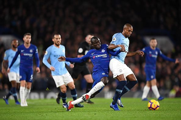 N&#039;Golo Kante sucker punched City at the stroke of half-time with a goal from the edge of the box