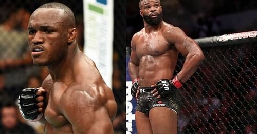 These fighters could most definitely defeat Tyron Woodley (right)