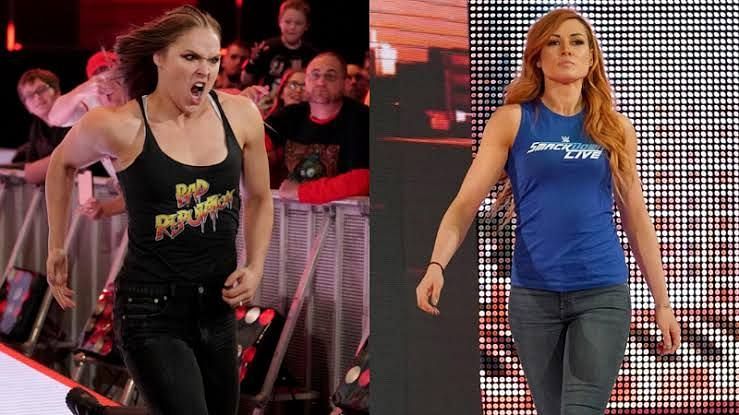 Ronda Rousey and Becky Lynch!