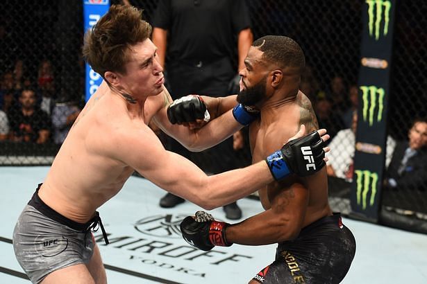 Tyron Woodley picked up his first UFC submission over Darren Till