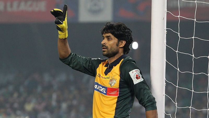 Subhasish Roy Chowdhury was the second choice goalkeeper for India in the 2011 AFC Asian Cup