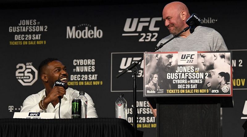 Dana White has come out in support of Jones in the turbulent phase.