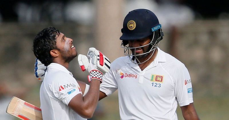 The Sri Lankan pair of Kusal Mendis and Karunaratne are the openers