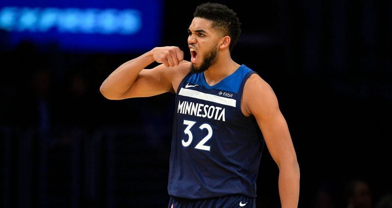 Karl-Anthony Towns was very dominant on the boards