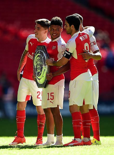 Alex Oxlade-Chamberlain has won multiple trophies with Arsenal.