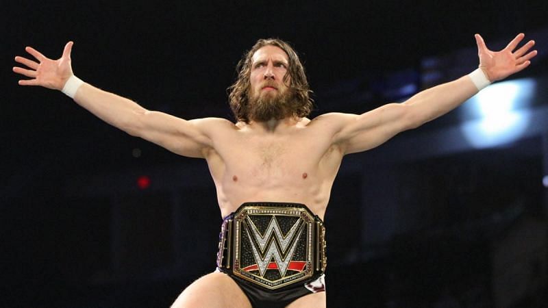 WWE Champion Daniel Bryan glares at the WWE Universe.