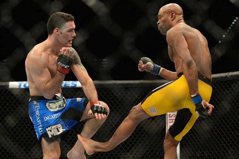 Anderson Silva broke his leg once while fighting Chris Weidman