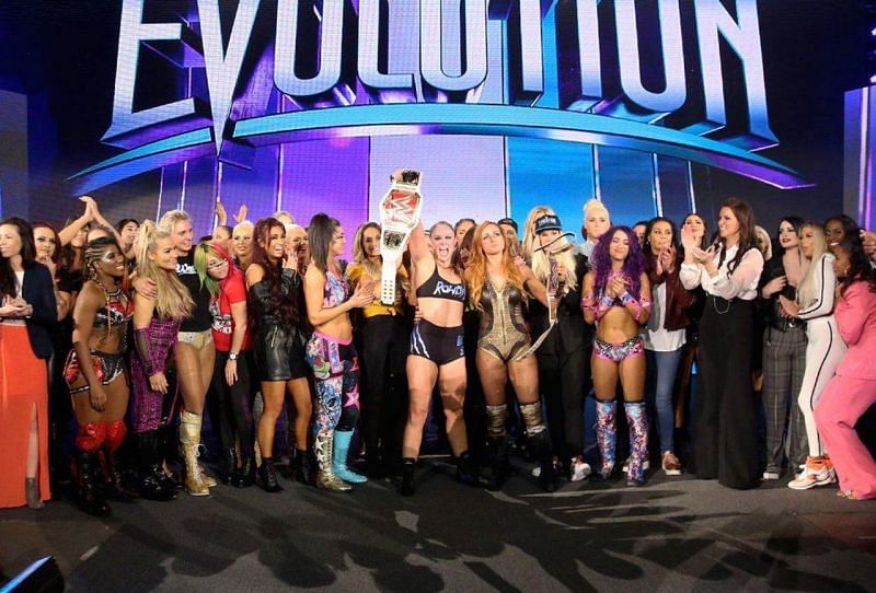 The women celebrate Evolution!