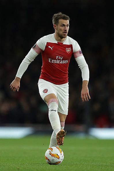 Ramsey in action for Arsenal