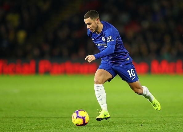 Hazard has been the one constant for the Blues